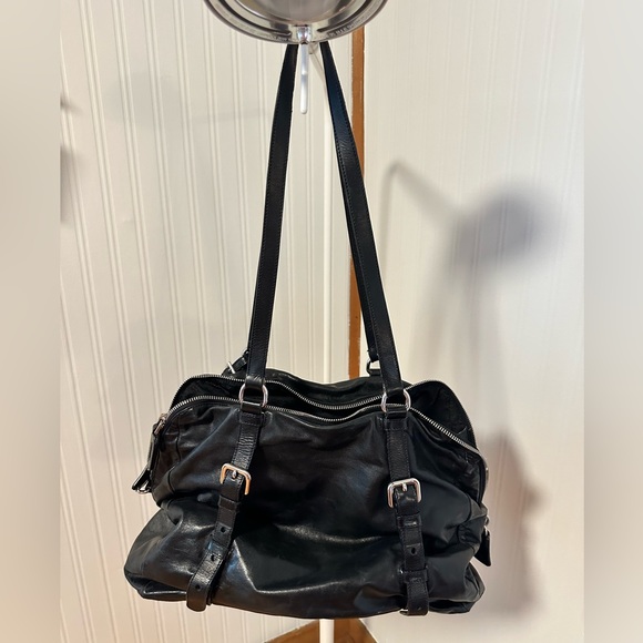 PRADA - Adjustable Leather Handbag - Authentic - Picture 4 of 11
